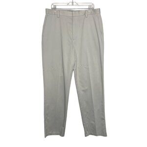 Dockers D3 Dress Pants Mens 36 x 34 Beige Flat Front Classic Fit